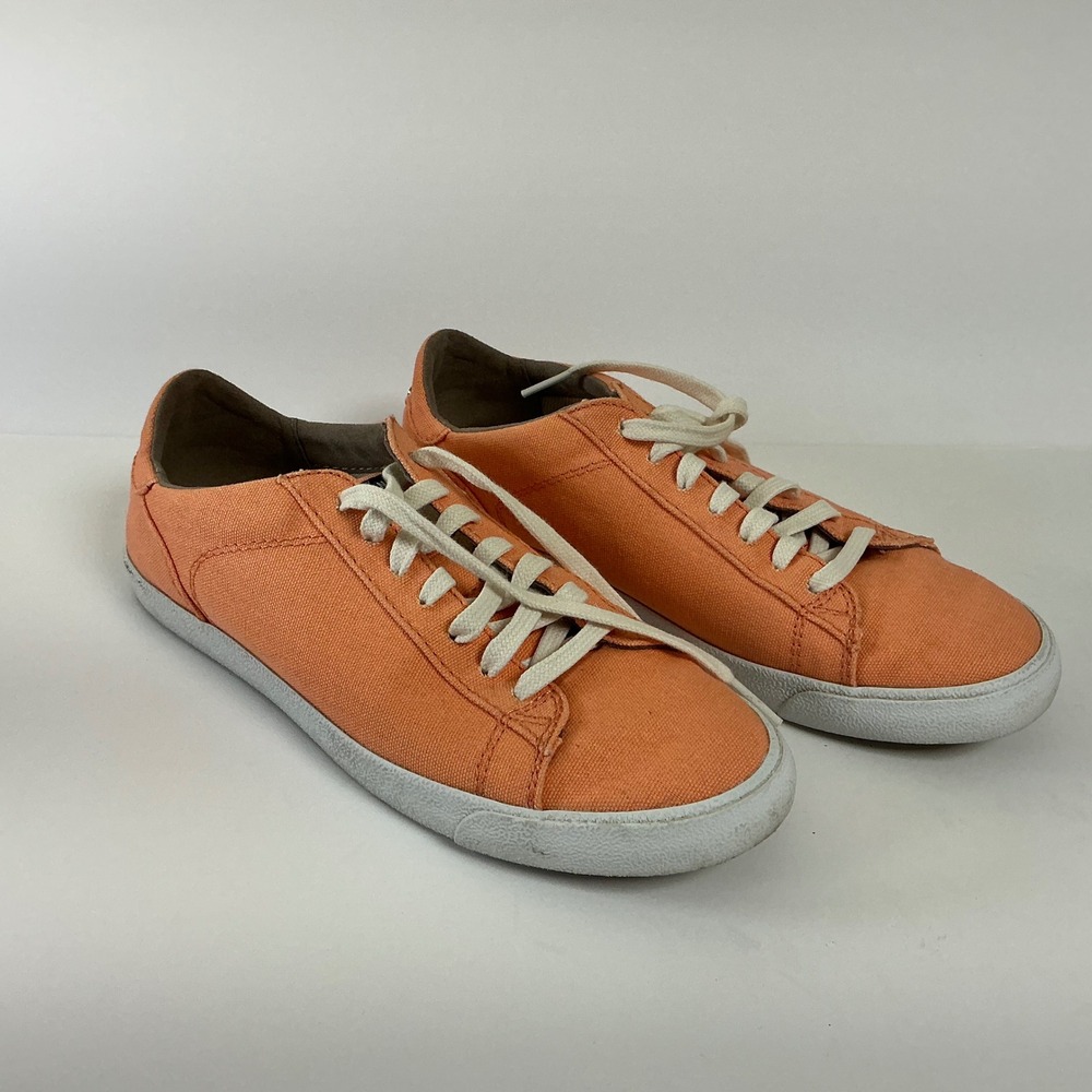 Cole Haan Women's Canvas Sneakers‎ Peach Casual Lace Up Shoes Size 7B